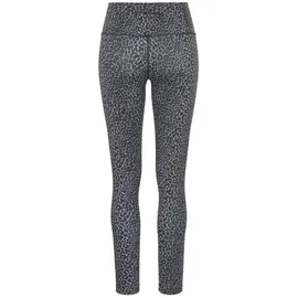 LASCANA Funktionsleggings Sportleggings Leo-Optik Schwarz L