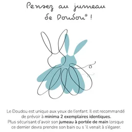 Doudou et Compagnie Candy Rabbit 20 cm Rosa