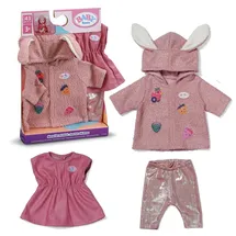 BABY BORN Mantel Set mit Kleid Mehrfarbig (43cm)