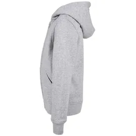 Build Your Brand Organic Basic Reißverschlusspullover Heather Grey 146-152 cm