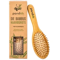 pandoo Bambus Haarbürste natur