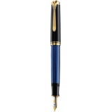 Pelikan M600 Feder F (fein), hochwertiger Kolbenfüller im Geschenk-Etui, 995316