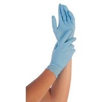 HYGOSTAR unisex Einmalhandschuhe SAFE LIGHT blau Größe L 100 St.