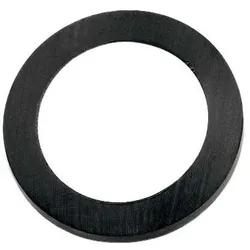 HAAS Dichtung  12 x 19 x 2 mm, 1/2", für Brauseschlauch, Gummi, EPDM, schwarz