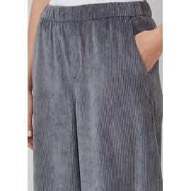 s.Oliver Cordhose Wide Leg Grau 38