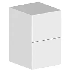 Keuco Edition 11 Art Sideboard 32542920800 80x70x49cm, 2 Frontauszüge, Keramik, basalt