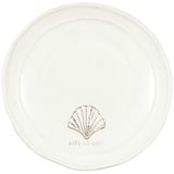 Greengate Plate Vive la mer White