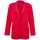 GOLDNER Damenblazer mit Reverskragen und Paspeltaschen in rot | Gr.: 40