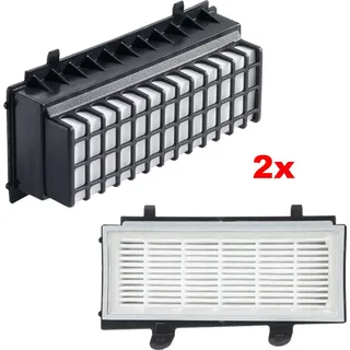 2x HEPA-Filter Abluftfilter passend für alle Modelle der Bosch BGS5 Serie / Relaxx'x Serie - ersetzt 573928 577281 575665 00573928 00577281 BBZ161HF
