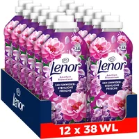 Lenor Weichspüler 12x38 Waschladungen, Amethyst Blütentraum 24H Unwiderstehliche Frische