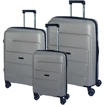 check.in ST. LOUIS Koffer-Set 3-tlg. taupe/blau