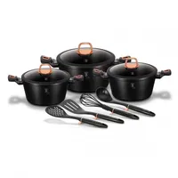 Berlinger Haus Topf-Set 4-tlg. Suppentopf + 3 x Kochtopf