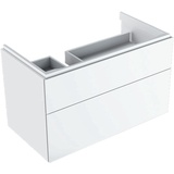 GEBERIT Xeno2 Waschtischunterschrank 2 Schubladen, Ablagefläche, rechts, weiß 500515011