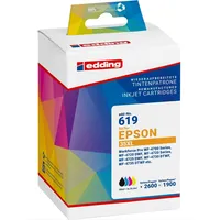 Edding Druckerpatrone ersetzt Epson T35XL Multipack 4 Kompatibel schwarz,