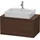 Duravit L-Cube 82x47,7cm, Nussb geb., f Kons, 1 Auszug