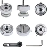 vidaXL Buttonmaschine mit Kreisschneider Drehstanze 25 mm
