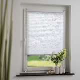 LIEDECO Klemmfix-Plissee 80 x 210 cm Polyester Weiß