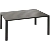 Mendler HWC-N40 Bistrotisch 140 x 80 x 72 cm Anthrazit