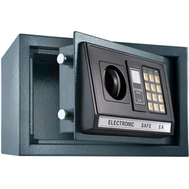 Tectake tectake® Elektronischer Safe Tresor mit Schlüssel und LED-Anzeige inkl. Batterien