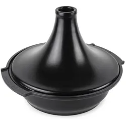 PEUGEOT Tagine ATLAS 30cm Schwarz Dampfgarer Aluminium Keramikdeckel Induktion
