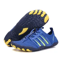FELDLUFT Max - Universal Alltags-Barfußschuh Atmungsaktive Angelschuhe Damen und Herren Bequeme rutschfeste Wanderschuhe Geeignet für Radfahren, Laufen, Fitness Orthopädische Barfußschuhe - 44 EU