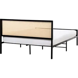 Beliani Avanton 140 x 200 cm Schwarz