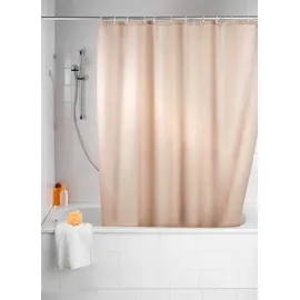 Wenko Duschvorhang Uni 180 x 200 cm beige
