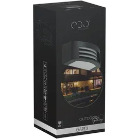 EDO Gartenbeleuchtung Außenwandleuchte GARDI, E27 IP54 schwarz, EDO777352 EDO Garden Line - Schwarz