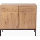 CaliCosy Sideboard 90 x 80 cm Naturbelassen