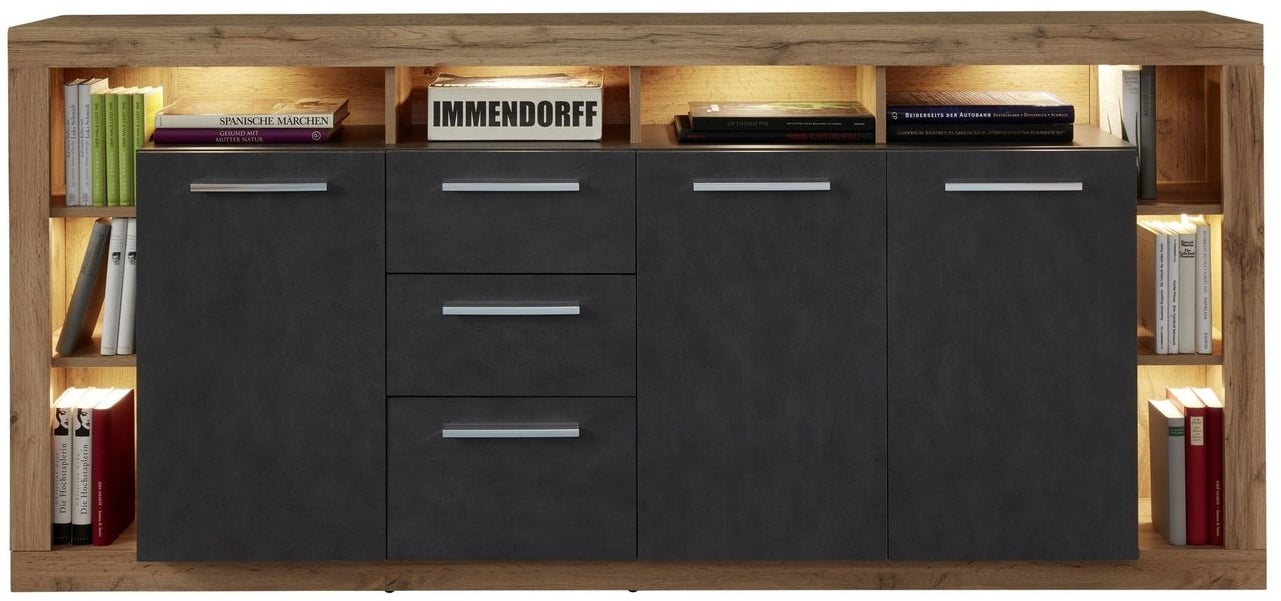 Preisvergleich Produktbild trendteam Sideboard braun