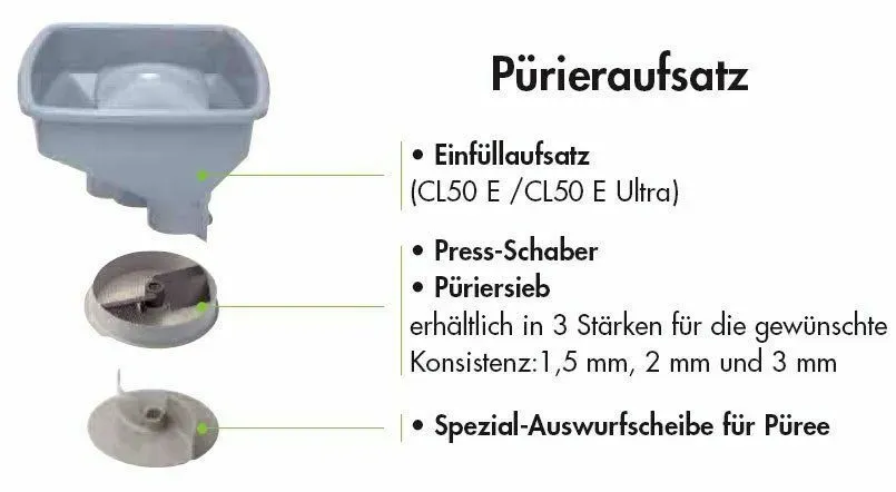 Robot Coupe Gemüseschneider Püreeaufsatz