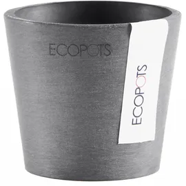 ecopot Ecopots Pflanztopf Amsterdam Mini Grau 8 cm