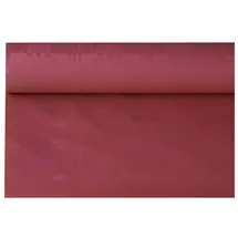 Papstar Papiertischtuch mit Damastprägung 6 m x 1,2 m Bordeaux