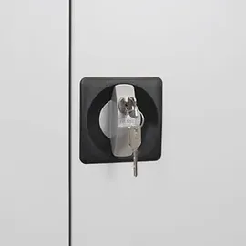 ADB Aktenschrank 92 x 42 x 195 cm grau