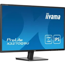 Iiyama ProLite X3270QSU-B1 80.0cm (31.5") WQHD IPS Monitor HDMI/DP/USB 3ms