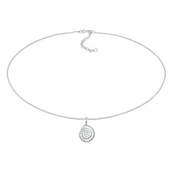 Elli Choker Muschel Ozean 925 Silber Ketten   Damen 