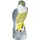 Relaxdays Vogelschreck Falke sitzend grau 17,0 x 19,0 x 40,5 cm