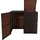 Mendler 2er-Mülltonnenverkleidung HWC-E25, Mülltonnenbox Mülltonnenabdeckung, Poly-Rattan 2x120l ~ braun