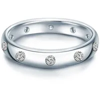 Trilani Ring aus Sterling Silber in mit Zirkonia 54