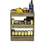 Iris Ohyama Iris Ohyama, Kleines Aufbewahrungsmöbel mit Rollen, Container, Servierwagen, Wagen mit Rädern/Design & Robustheit, Zeitgenössisch, Büro, Wohnzimmer, Schlafzimmer - Storage Cart - WSW-280 - Aschbraun