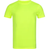 Stedman Active 140 Crew Neck Gelb Polyester Small Herren