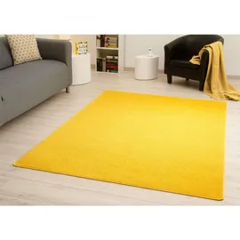 Steffensmeier Moderner, Gelb, Textil, Uni, Rechteckig, 300x400 cm, für Fußbodenheizung geeignet, Teppiche & Böden, Teppiche, Moderne Teppiche
