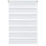 GARDINIA EasyFix Doppelrollo weiß 120 x 150 cm