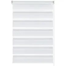 GARDINIA EasyFix Doppelrollo weiß 120 x 150 cm
