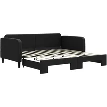 vidaXL Tagesbett 90 x 190 cm Schwarz