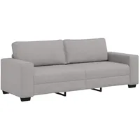 vidaXL 3-Sitzer-Sofa Wolkengrau 180 cm Stoff