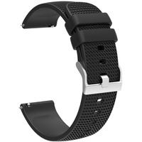 INF Uhrenarmband für Samsung Galaxy Watch 22 mm Schwarz
