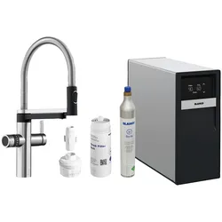 Elektrischer Wasserhahn BLANCO "drink.soda", silber (pvd steel), Wasserbereitergeräte