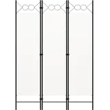 vidaXL Raumteiler Weiß 120×180 cm