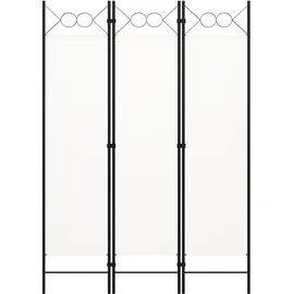 vidaXL Raumteiler Weiß 120×180 cm